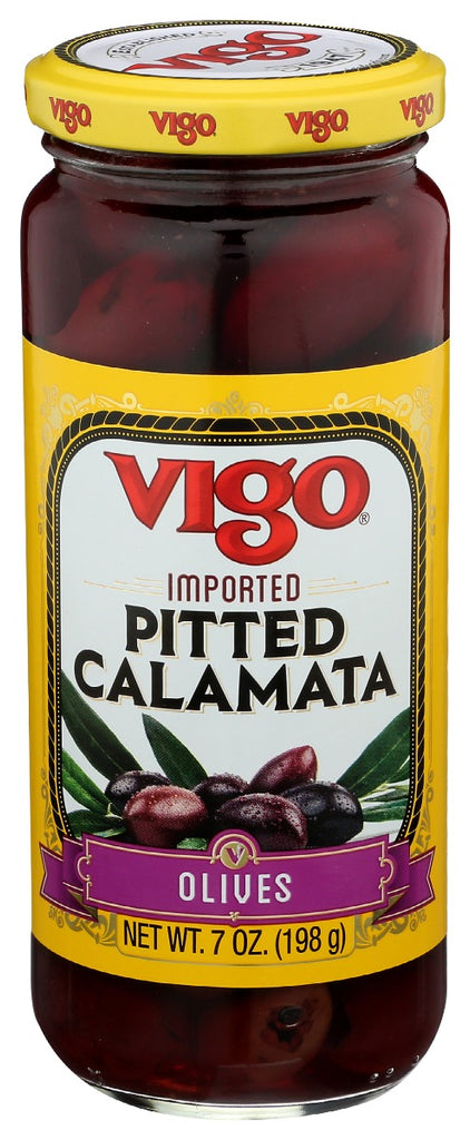 VIGO: Pitted Calamata Olives, 7 oz