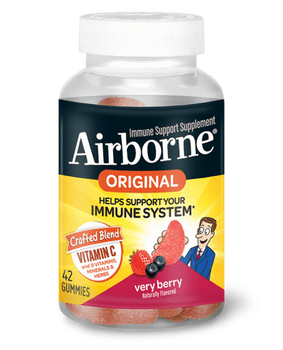 AIRBORNE: Very Berry Immune Support Gummies, 42 un