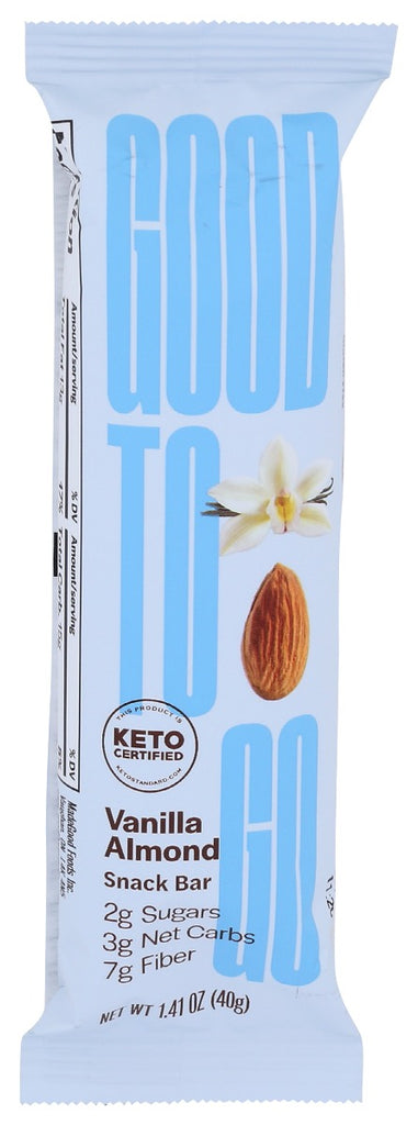 GOOD TO GO: Vanilla Almond Snack Bar, 1.4 oz