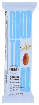 GOOD TO GO: Vanilla Almond Snack Bar, 1.4 oz