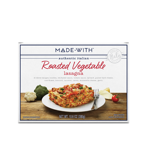 MADE WITH: Roasted Vegetable Lasagna Entree, 10.6 oz