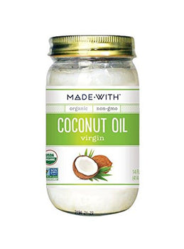 MADE WITH: Oil Coconut Virgin Org, 14 fo