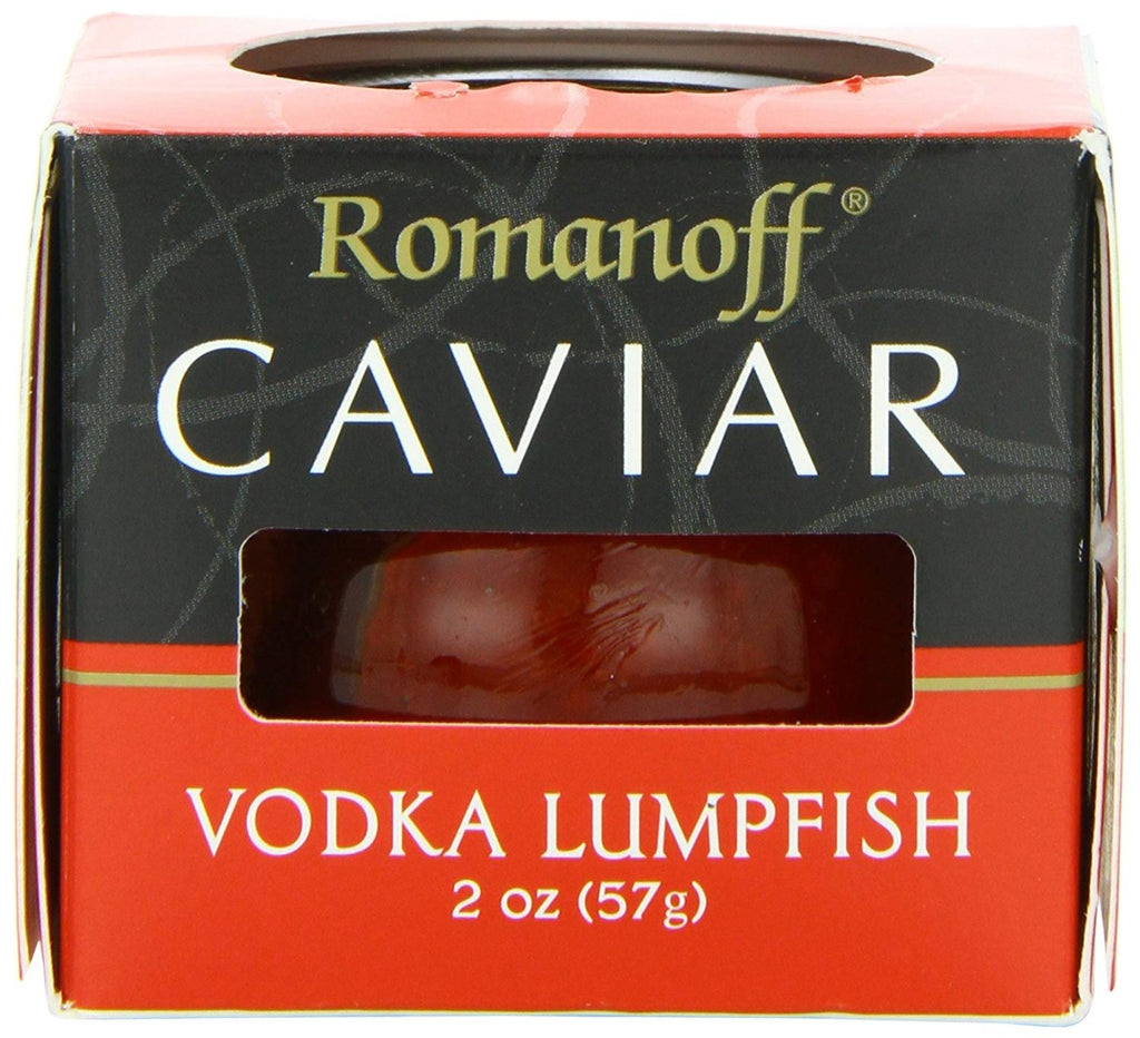 ROMANOFF: Red Vodka Lumpfish Caviar, 2 oz