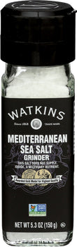 WATKINS: Mediterranean Sea Salt Grinder, 5.3 oz