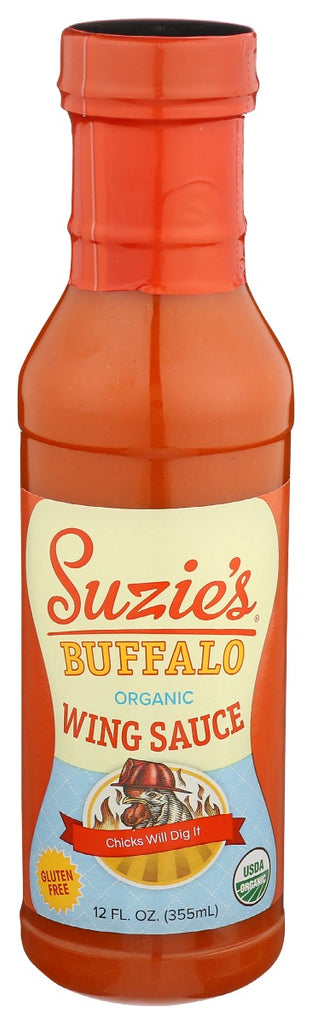 SUZIE'S: Organic Buffalo Wing Sauce, 12 fo