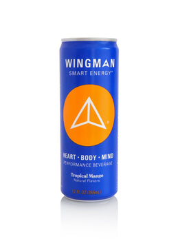 WINGMAN SMART ENERGY: Tropical Mango Performance Beverage, 12 fo