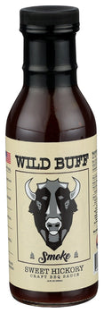 WILD BUFF: Smoke Sweet Hickory Bbq Sauce, 12 oz