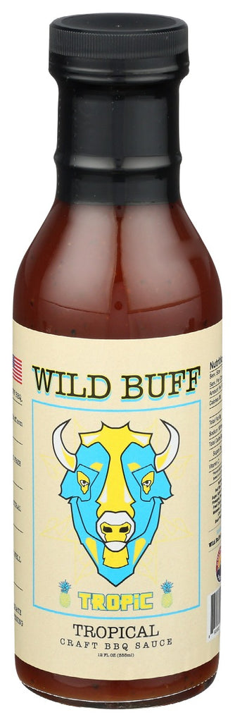 WILD BUFF: Tropical Bbq Sauce, 12 oz