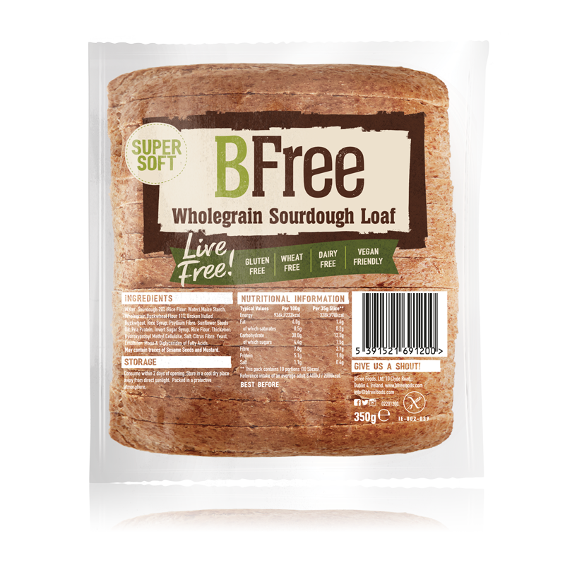 BFREE: Wholegrain Sourdough Loaf, 12.35 oz