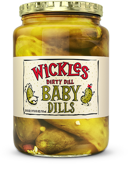 WICKLES: Dirty Dill Baby Dills, 24 oz