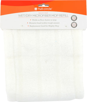 FULL CIRCLE HOME: Mighty Mop Refill White, 1 ea