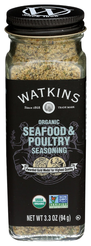 WATKINS: Organic Seafood Poultry Seasoning, 3.3 oz