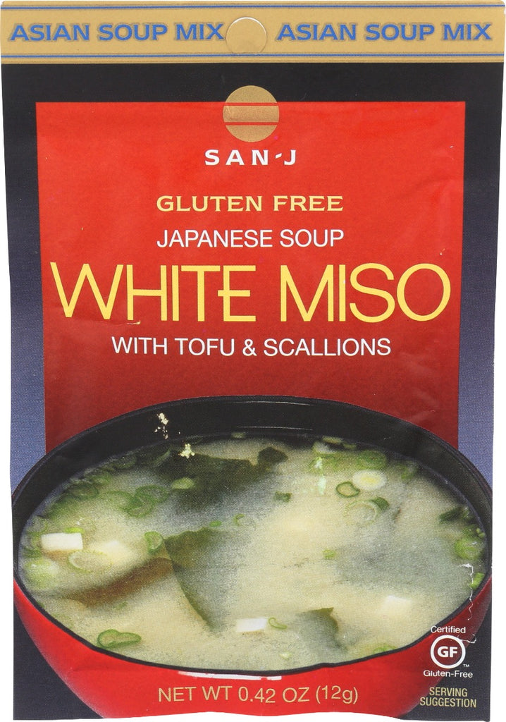 SAN J: Gluten Free White Miso Soup, 0.42 oz