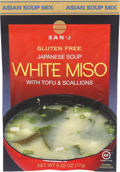 SAN J: Gluten Free White Miso Soup, 0.42 oz