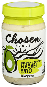 CHOSEN FOODS: Wasabi Avocado Oil Mayo, 8 oz