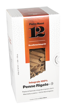 PASTA MASSI: Wholemeal Penne Rigate, 16 oz