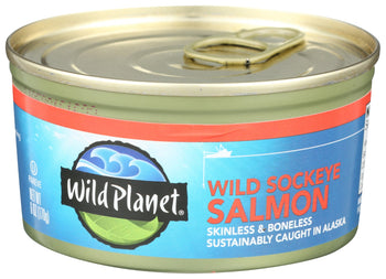 WILD PLANET: Wild Sockeye Salmon, 6 oz