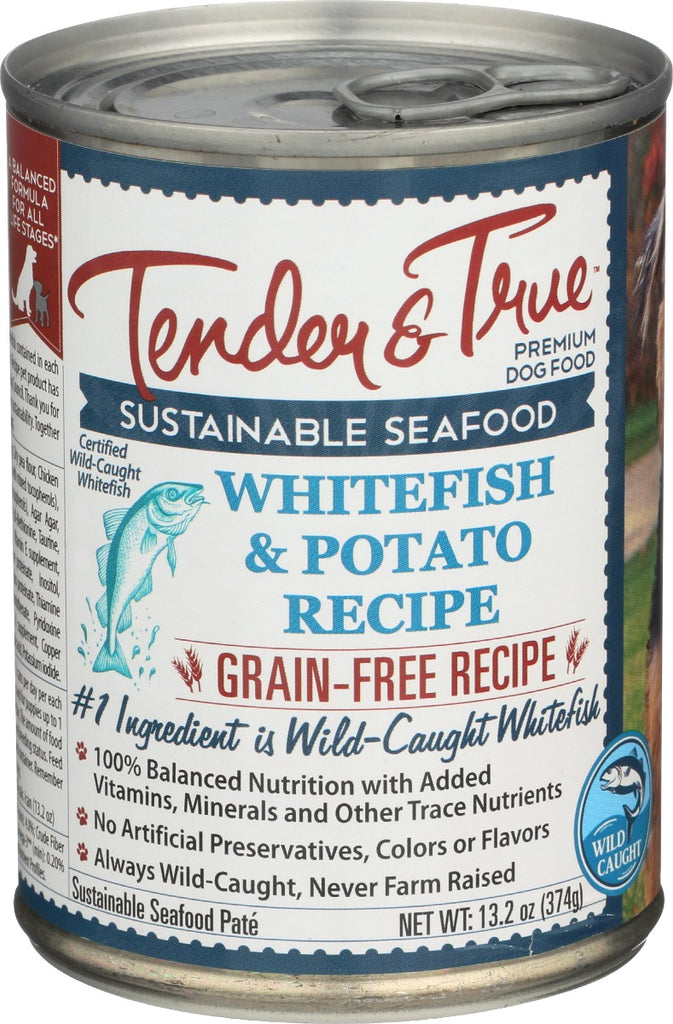 TENDER AND TRUE: Ocean Whitefish and Potato Canned Dog Food, 13.2 oz