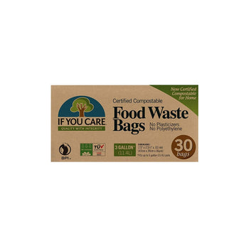 IF YOU CARE: 3 Gallon Compostable Food Waste Bags, 30 bg