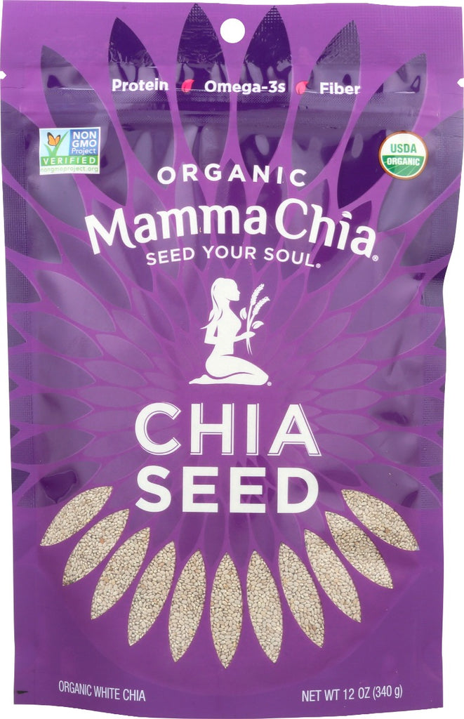 MAMMACHIA: Seed Chia White Organic, 12 oz