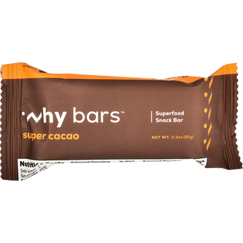 WHY BARS: Bar Super Cacao, 2.3 oz