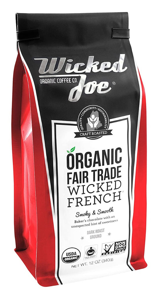 WICKED JOE COFFEE: Organic Fair Trade Wicked French, 12 oz