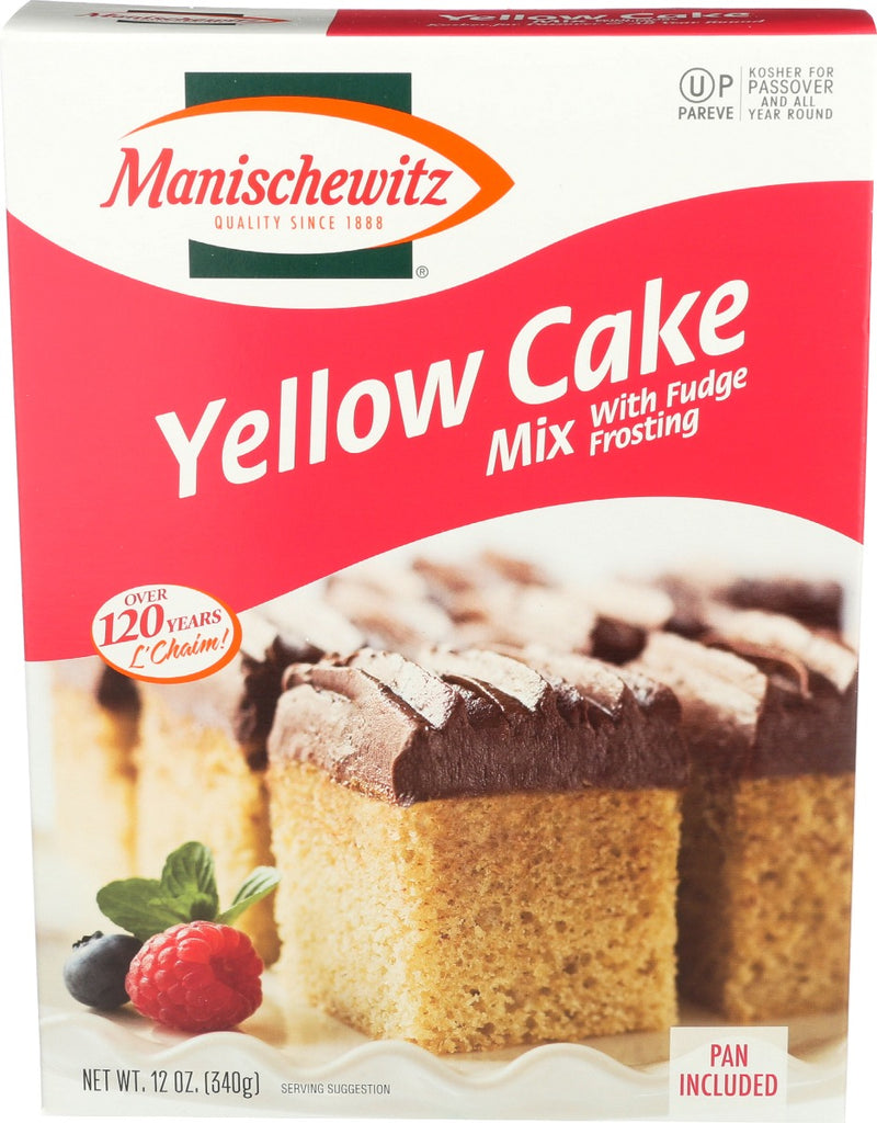 MANISCHEWITZ: Yellow Cake Mix, 12 oz