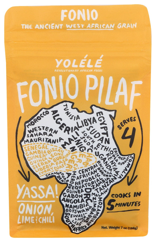 YOLELE: Yassa Fonio Pilaf Onion Lime Chili, 7 oz