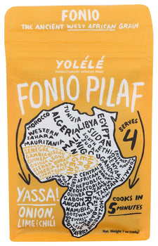 YOLELE: Yassa Fonio Pilaf Onion Lime Chili, 7 oz