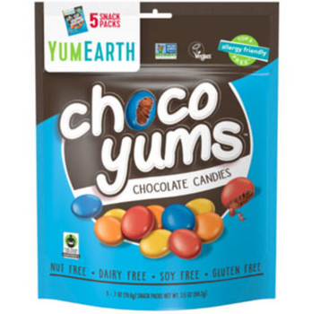 YUMEARTH: Choco Yums Chocolate Candies Snack Pack, 3.5 oz