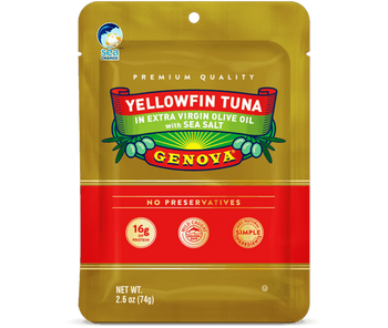 GENOVA: Tuna Pouch Olives Evoo, 2.6 oz