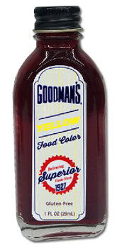 GOODMANS: Food Color Yellow, 1 fo