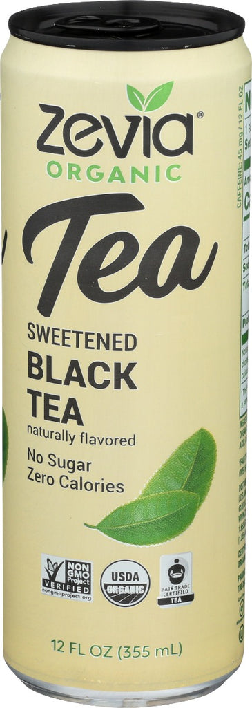 ZEVIA: Organic Black Tea, 12 fo